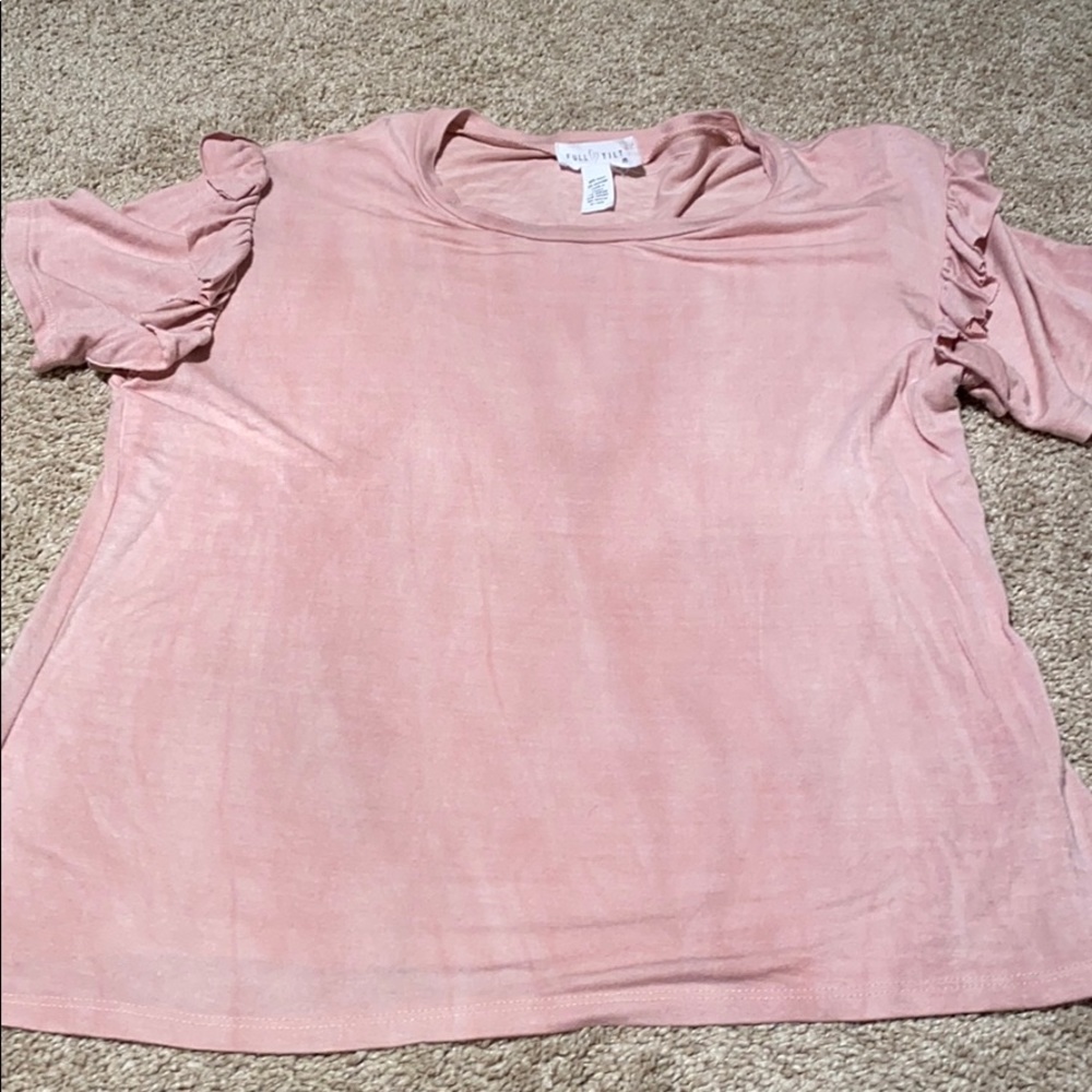 Pink blush blouse